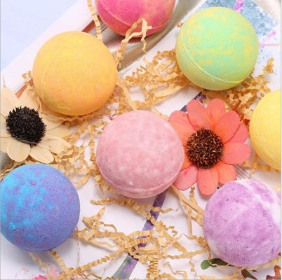 Organic Custom Bath Soap Bath Bomb Cleaning Gift Set 12 Bubble Rainbow Natural Colored Bath Bombs Kit For Kids Women