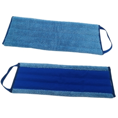 Sustainable Flat Mop Hook And Loop Microfiber Mop Pad Replacement Head Refill