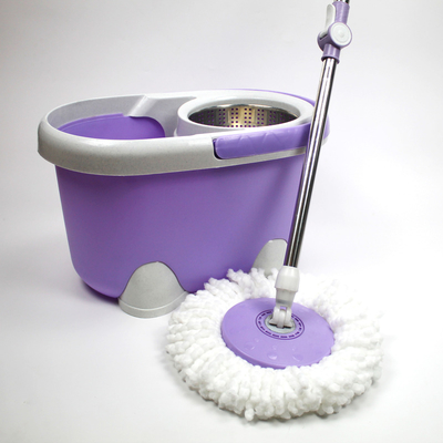 Handel Easywring Microfiber Sir Interchange Lazy Mop And Sustainable Bucket Floor Cleaning System With Mop Head