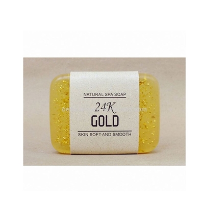 Private Label 24K Gold Basic Cleansing 100% Pure Natural Skin Whitening Body Soap