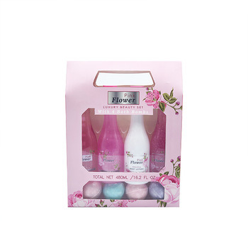 Body Skin Care Products Wholesale Private Label Natural Beauty Body Care Body Wash Bath Bomb Bath Gift Set