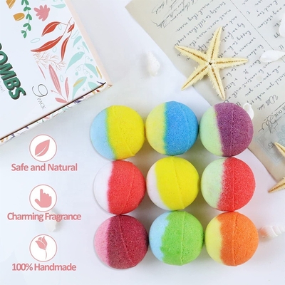 Rich Fizzy Private Label Mini Spa Home Hotel Spa Natural Organic Luxury Bubble Bath Displacement Bombs For Bodys And Skin Care With Hemp Essential Oil