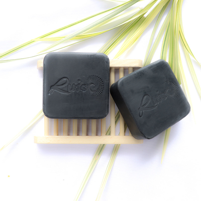 OEM Control Organic Oil Blackhead Bamboo Charcoal Face Foundation Deep Cleansing Handmade Bath Soap